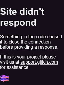 The site immediately crashes.